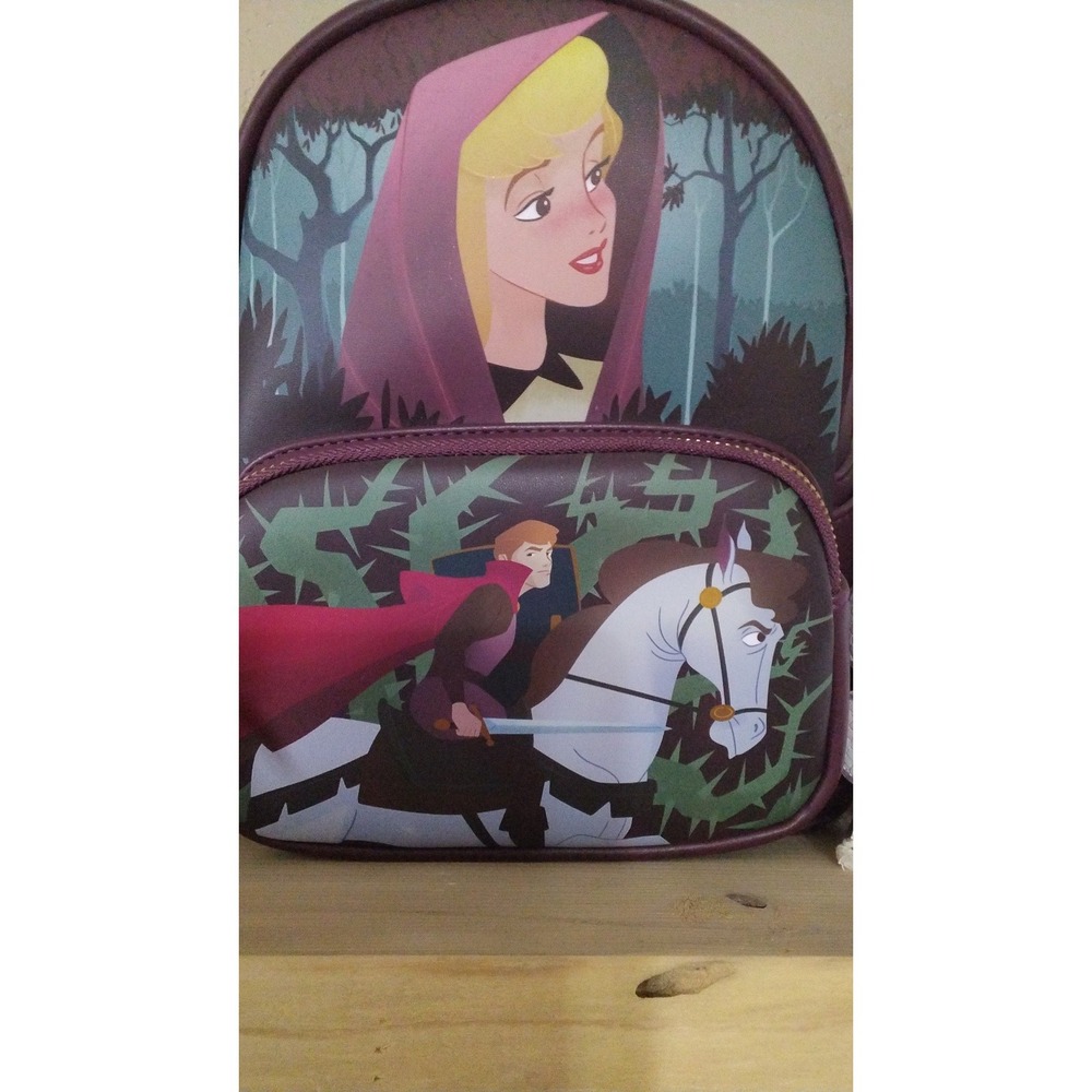 Loungefly Disney Sleeping Beauty Aurora Prince Phillip Mini Backpack NWT HT